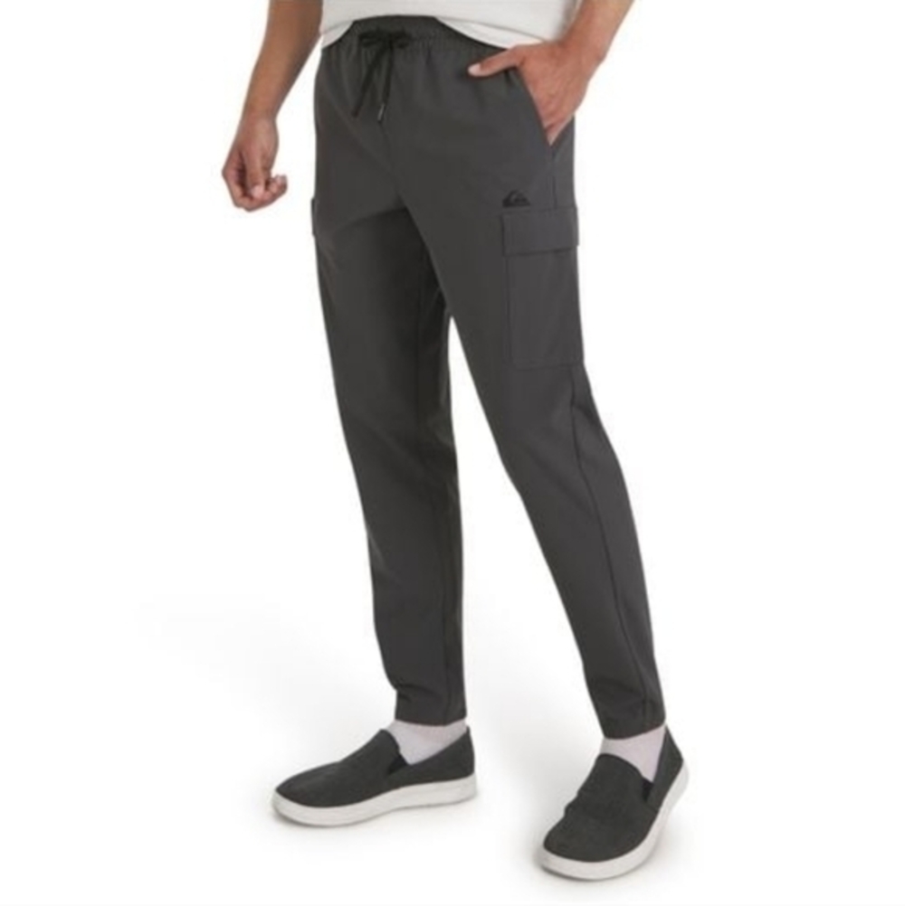 Quiksilver Regular Fit Active Midweight Cargo Woven Jogger Pants Sweatpants